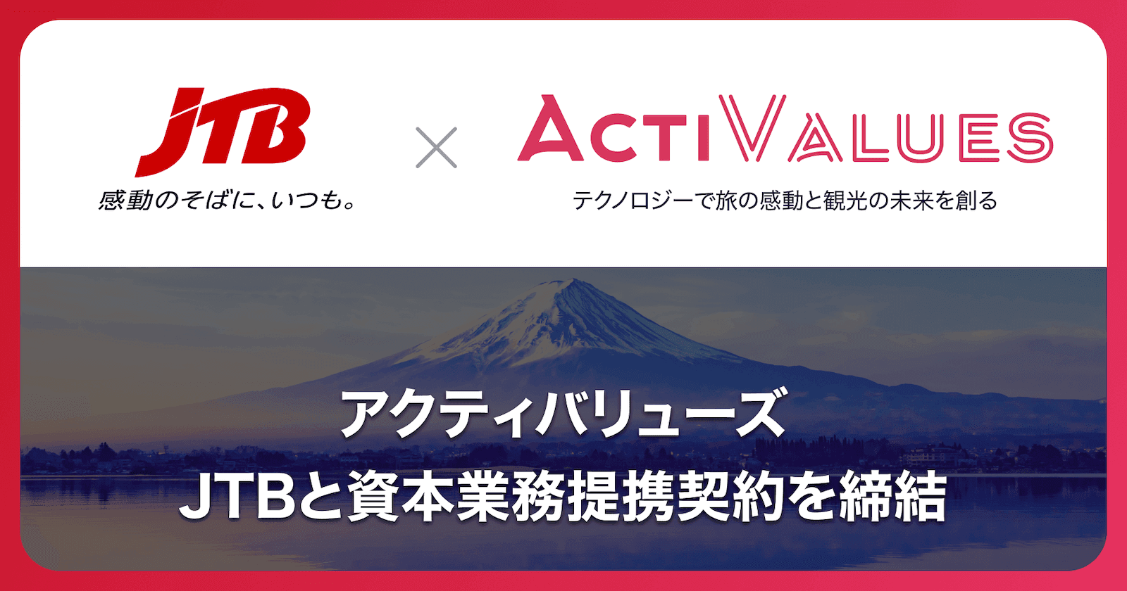 JTBと資本業務連携